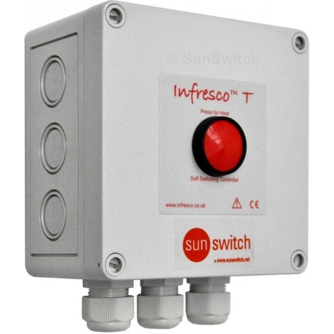 Infresco T 6kW push-button timer and soft-start